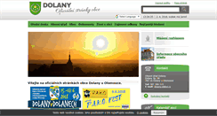 Desktop Screenshot of dolany-ol.cz